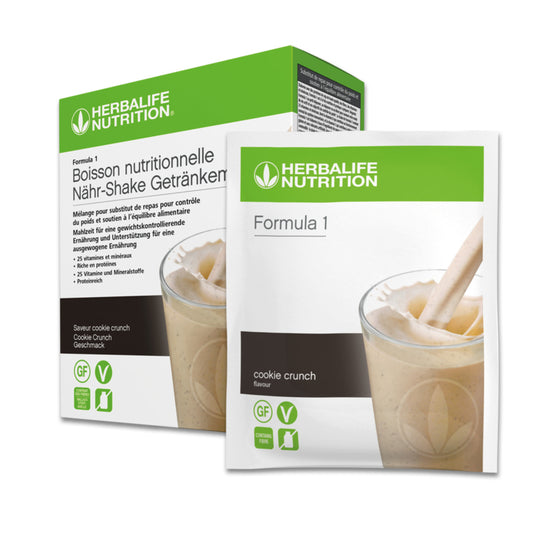 Formula 1-Shake Portionspackungen Vanilla Crème Cookie Crunch 7 Portionspackungen